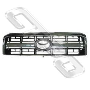 8134099-01  - GRILLE - CHROME/DARK GREY - TO SUIT TOYOTA LANDCRUISER FJ70 2007-