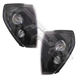 8136097-90PG - CORNER LAMP SET - L&R - BLACK - TO SUIT TOYOTA PRADO J95 1996-