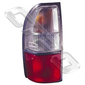 Automotive component: 8136098-3  - REAR LAMP - L/H - CLEAR/RED - TO SUIT TOYOTA PRADO J95 F/L 2000-