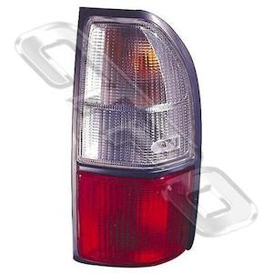 Automotive component: 8136098-4  - REAR LAMP - RH - CLEAR/RED - TO SUIT TOYOTA PRADO J95 F/L 2000-