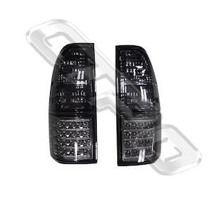 8136098-73PG - REAR LAMP - SET - L&R - LED - SMOKEY - TO SUIT TOYOTA PRADO J95 1996-