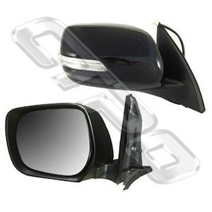 Automotive component: 8136216-01  - DOOR MIRROR - L/H - ELECTRIC - BLACK - W/LED - TO SUIT TOYOTA PRADO KZJ150 2009-