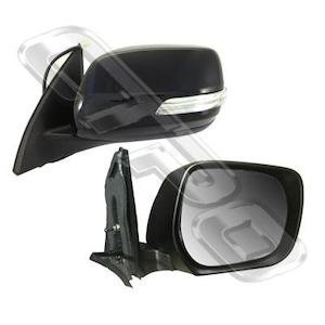 Automotive component: 8136216-02  - DOOR MIRROR - R/H - ELECTRIC - BLACK - W/LED - TO SUIT TOYOTA PRADO KZJ150 2009-