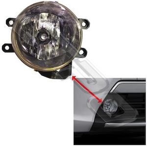 8117294-62  - FOG LAMP - R/H - ROUND - TO SUIT TOYOTA PRIUS 2012- F/LIFT