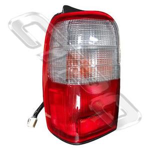 Automotive component: 8126098-01  - REAR LAMP - ASSY - CLEAR/RED - L/H - TO SUIT TOYOTA HILUX SURF - KZN185 - 96-