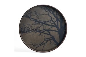 Ethnicraft Black Tree Driftwood Tray Large