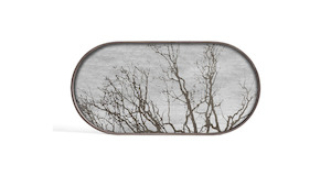 Ethnicraft White Tree Driftwood Tray Oblong