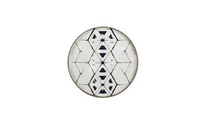 Ethnicraft Tribal Hexagon Glass Tray Small