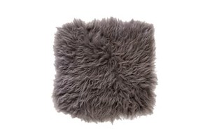 NZ Long Wool Sheepskin Seat Pad – Smoke Grey