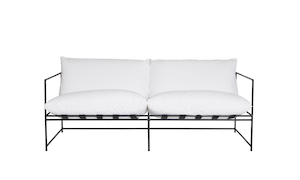 Amber Outdoor 2.5 Seater Sofa – White