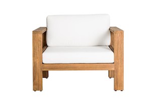 Arizona Teak Armchair – White