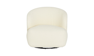 Furniture: Bobbi Swivel Chair – Boucle