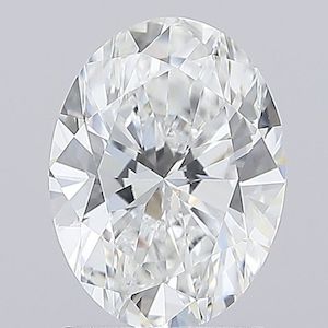 Jewellery: 2.00ct Oval Lab Grown Diamond (Colour E, Clarity VVS2, IGI)