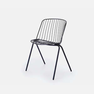 Terrace Stacking Chair Black