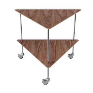 Side: AJ Trolley Side Table - Walnut