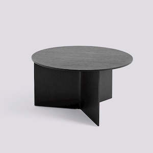 Coffee Side Tables: Slit Table Wood Round XL