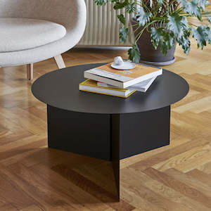 Coffee Side Tables: Slit Table XL Ø65 x H35.5 cm