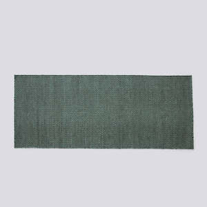 Moire Runner - Emerald Green W80xL200 cm