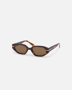 Nuqe Zarah Sunglasses Clear Tort/Brown