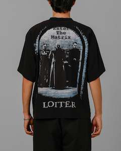 Loiter The Matrix Boxy T-Shirt Washed Black