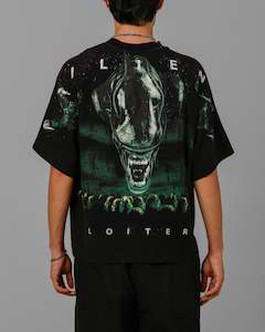 Loiter Alien Boxy T-Shirt Washed Black