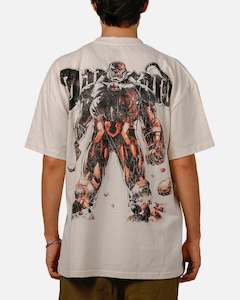 Goat Crew X DC Superman Darkseid Vintage T-Shirt Off White