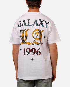 Mitchell & Ness X Los Angeles Galaxy X Culture Kings LA Wordmark T-Shirt White