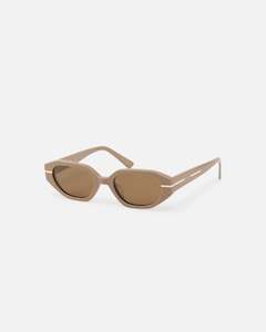 Nuqe Zarah Sunglasses Tan/Brown