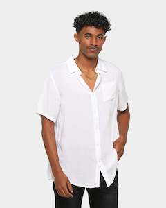 ENES Boating Button Up Shirt White