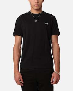 Lacoste Tape Heavy Jersey T-Shirt Black