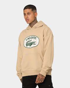 Clothing: Lacoste Monogram Logo Hoodie Viennese