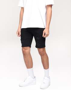 Clothing: Nana Judy The Cuffed Thrift Short Black Enzyme