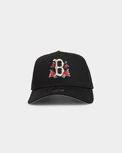 New Era Boston Red Sox 'Floral Logo' 9FORTY K-Frame Snapback Black/Floral