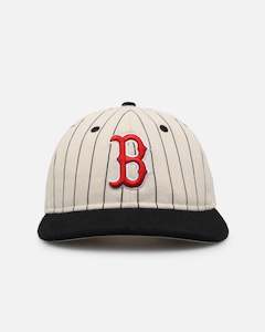 Clothing: New Era Boston Red Sox 9FIFTY Retro Crown Strapback Off White/Black