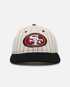 Clothing: New Era San Francisco 49ers 9FIFTY Retro Crown Strapback Off White/Black