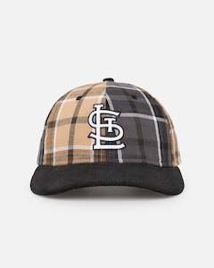 New Era St Louis Cardinals 'Multi Panel Plaid' 9FIFTY High Crown Strapback Plaid