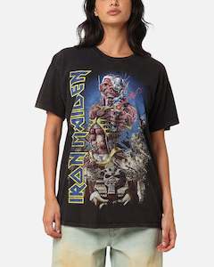 Iron Maiden Back In Time Vintage T-Shirt Black Vintage