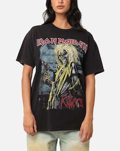 Iron Maiden Killers Green T-Shirt Black Vintage