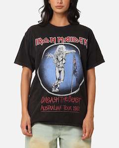 Iron Maiden Unleash Tour Vintage T-Shirt Black Vintage