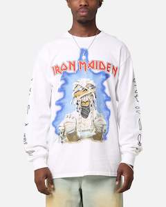 Iron Maiden World Slavery Tour Long Sleeve T-Shirt White