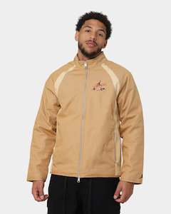 Clothing: Jordan Flight Heritage Warmup Jacket Elemental Gold