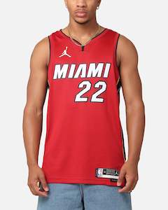 Jordan Miami Heat Jimmy Butler Statement Edition 2022/23 Dri-FIT Swingman Jersey Tough Red