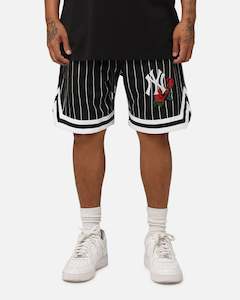 New Era New York Yankees Rose Mesh Shorts Black