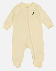 Jordan Infants' Jumpman Footed Coverall Coconut Milk