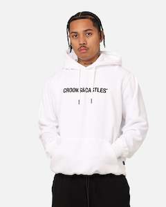 Crooks & Castles Deep Kern Hoodie White