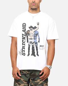 UFC By Culture Kings Sean Strickland Heavy T-Shirt White