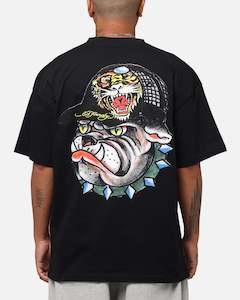 Ed Hardy Bulldog T-Shirt Black