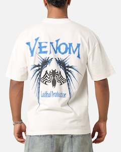 Goat Crew Marvel Spider-Man Y2K Venom T-Shirt Off White