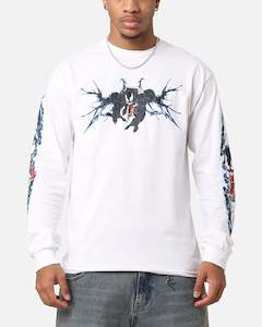 Goat Crew Marvel Spider-Man Y2K Venom Long Sleeve T-Shirt White