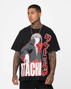 Goat Crew X Naruto Itachi Vintage T-Shirt Black Wash